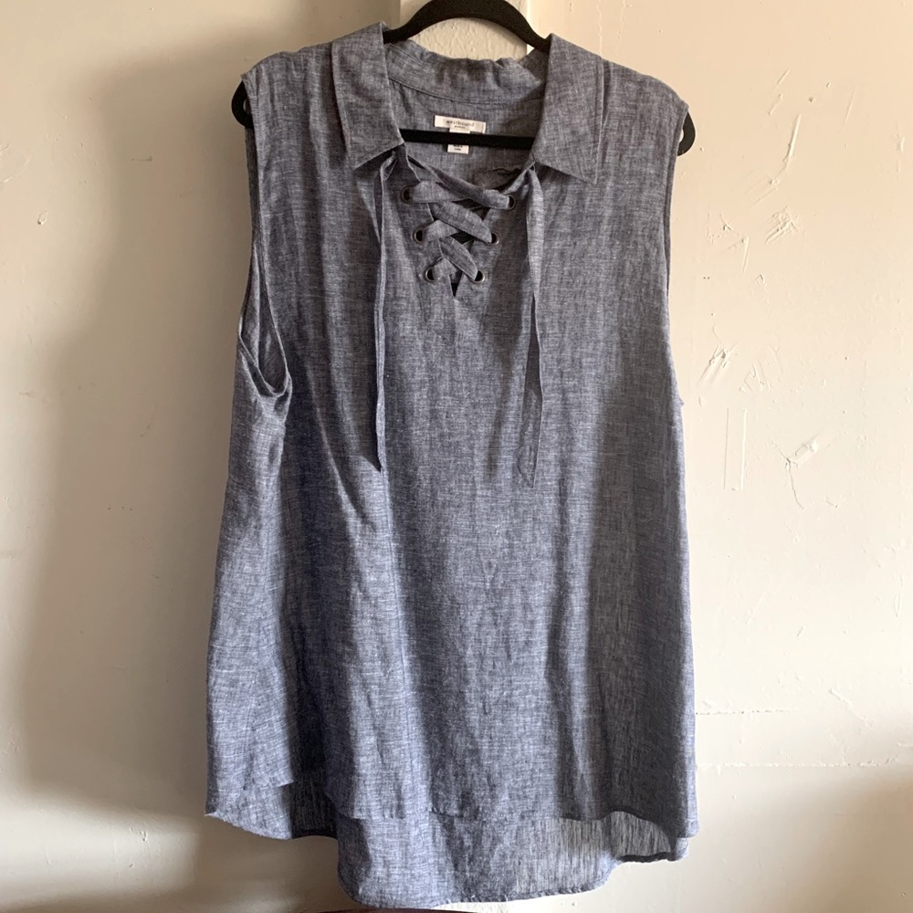 Westbound Linen Top